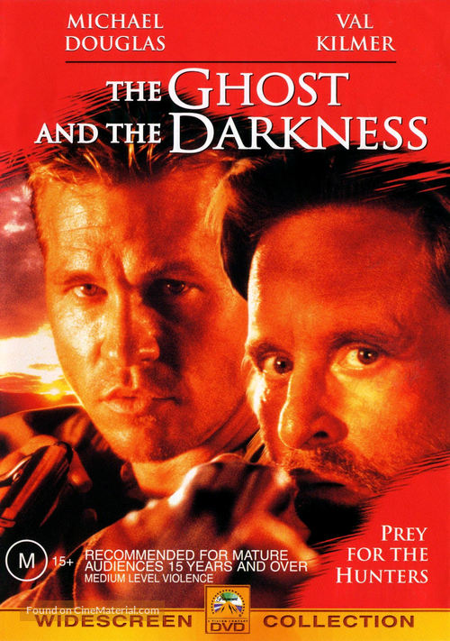 The Ghost And The Darkness - Australian DVD movie cover