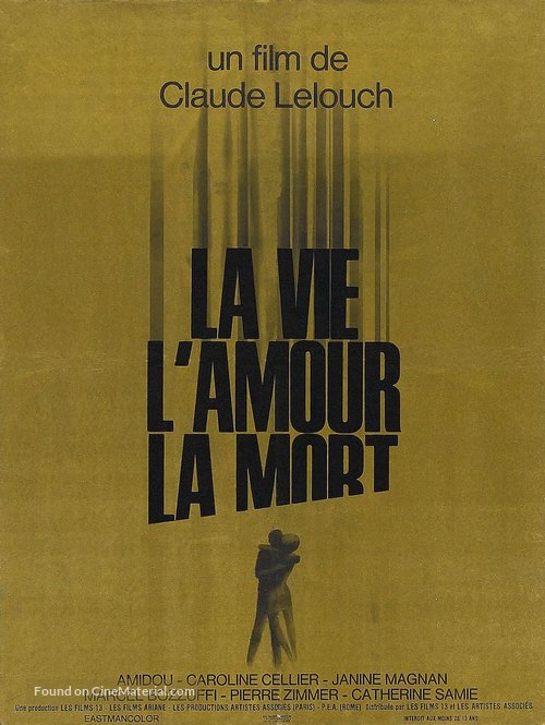 La vie, l&#039;amour, la mort - French Movie Poster