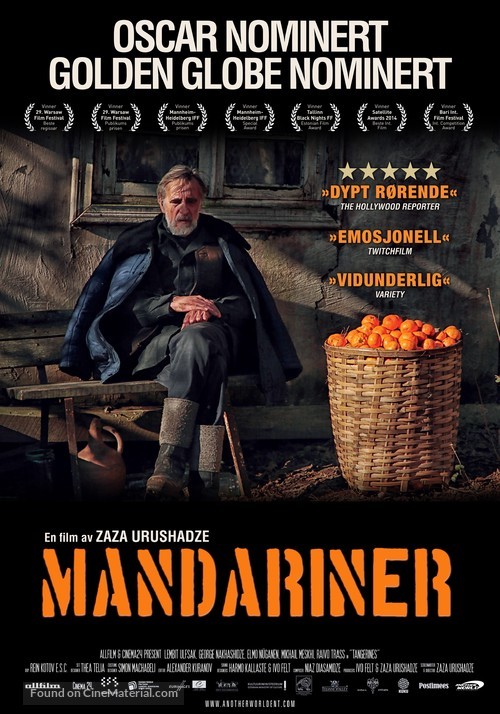 Mandariinid - Norwegian Movie Poster