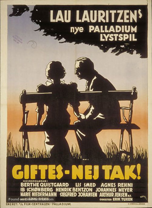 Giftes - nej tak! - Danish Movie Poster