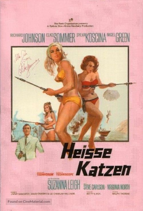 Deadlier Than the Male - German Movie Poster