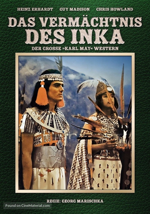 Das Verm&auml;chtnis des Inka - German DVD movie cover