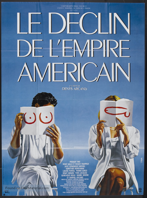 D&eacute;clin de l&#039;empire am&eacute;ricain, Le - French Movie Poster