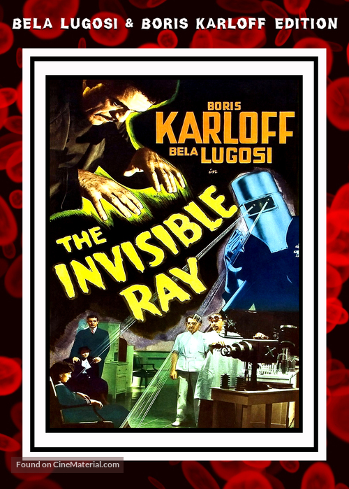 The Invisible Ray - German DVD movie cover