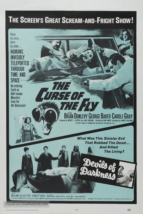 Curse of the Fly - Combo movie poster
