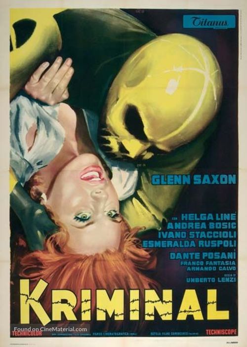 Kriminal - Italian Theatrical movie poster