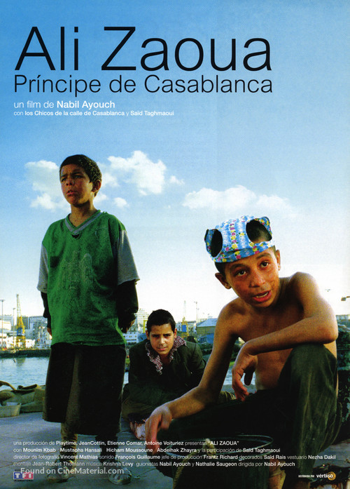 Ali Zaoua, prince de la rue - Spanish Movie Poster