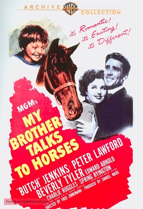 My Brother Talks to Horses - DVD movie cover