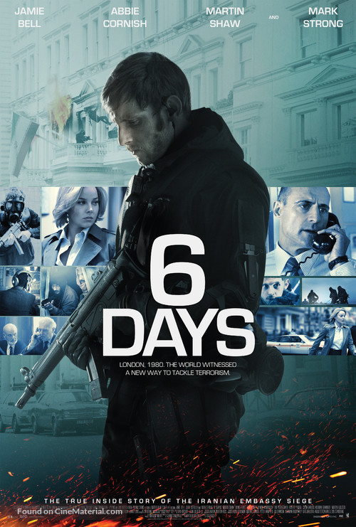 6 Days - British Movie Poster