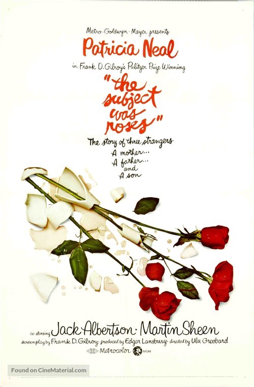 The Subject Was Roses - Movie Poster