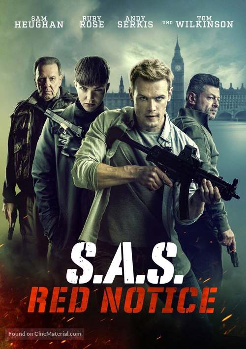 SAS: Red Notice - German Movie Cover