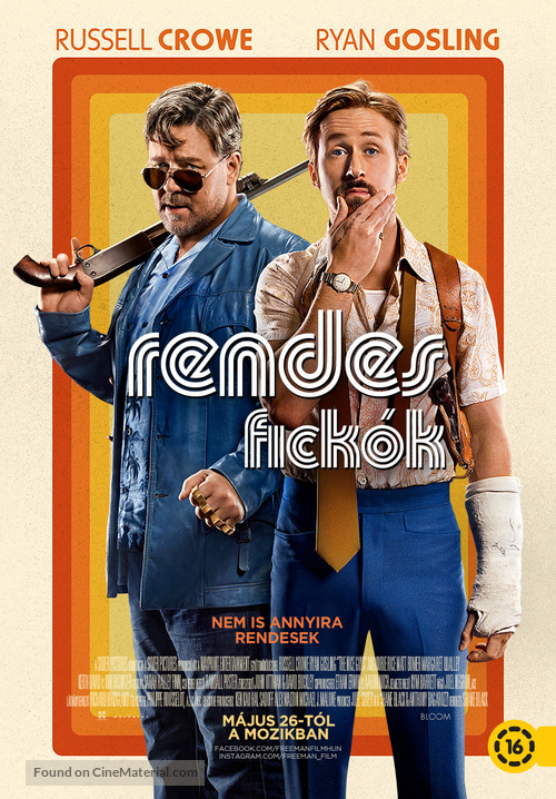 The Nice Guys - Hungarian Movie Poster