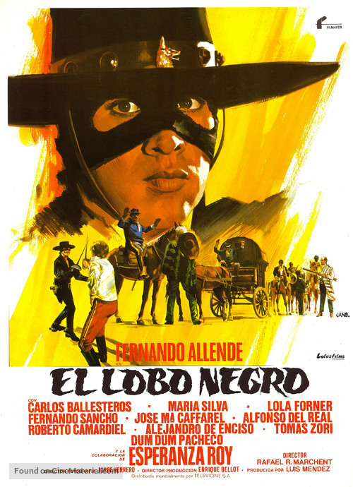 El lobo negro - Spanish Movie Poster