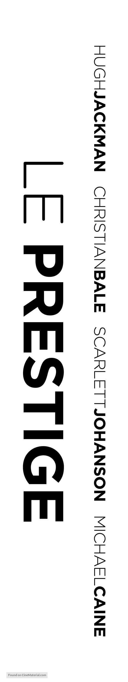 The Prestige - French Logo