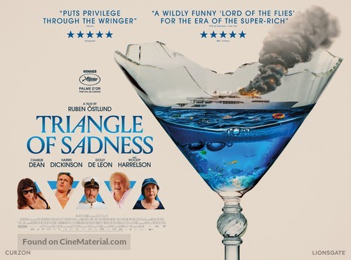 Triangle of Sadness - British Movie Poster