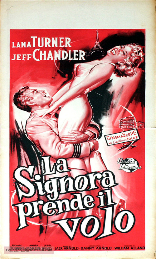 The Lady Takes a Flyer - Italian Movie Poster