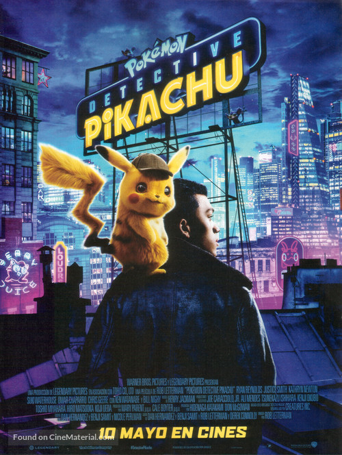 Pok&eacute;mon: Detective Pikachu - Spanish Movie Poster