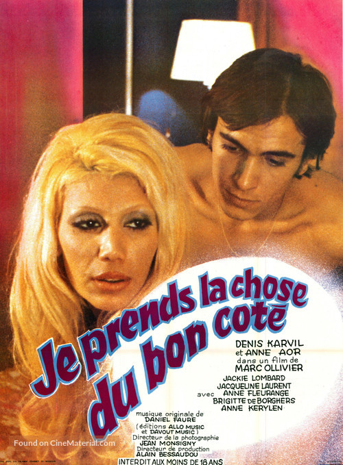 Je prends la chose... du bon c&ocirc;t&eacute;! - French Movie Poster