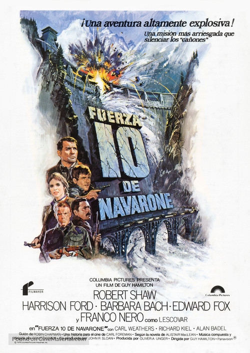 Force 10 From Navarone - Spanish Movie Poster