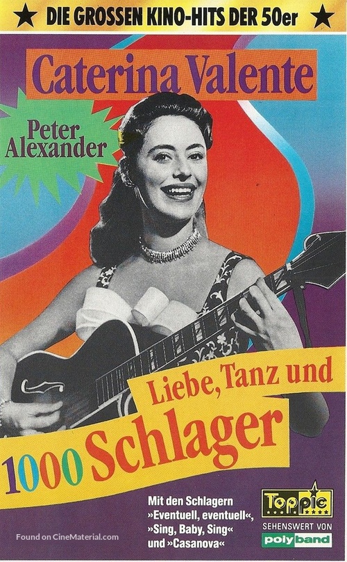 Liebe, Tanz und 1000 Schlager - German VHS movie cover