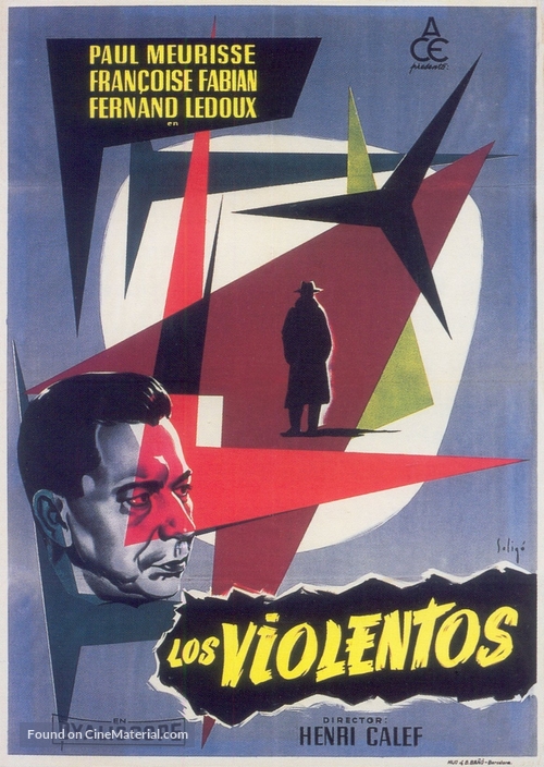 Les violents - Spanish Movie Poster