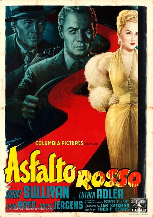 The Miami Story - Italian Movie Poster