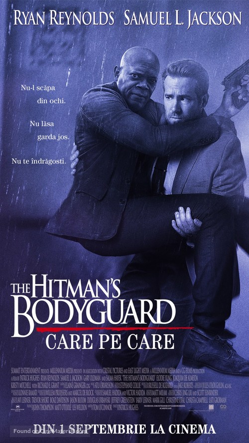 The Hitman&#039;s Bodyguard - Romanian Movie Poster