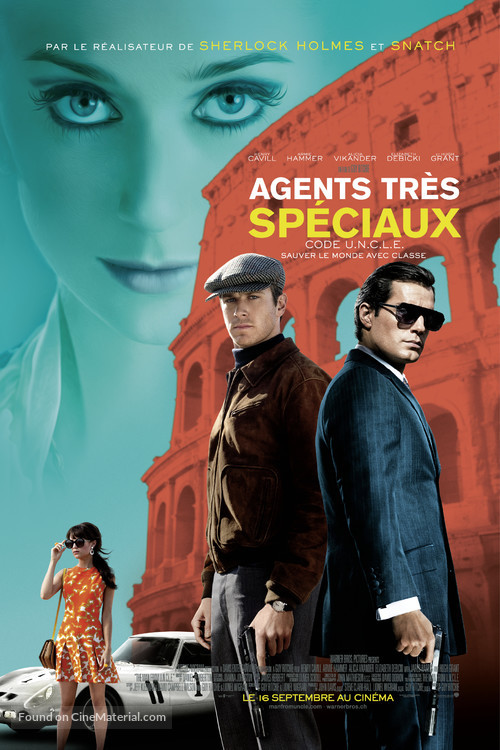 The Man from U.N.C.L.E. - Swiss Movie Poster