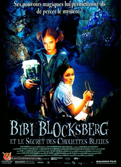Bibi Blocksberg und das Geheimnis der blauen Eulen - French DVD movie cover