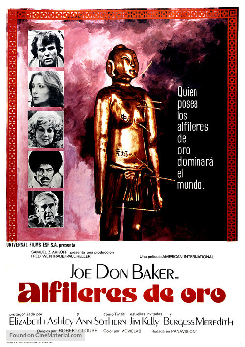 Golden Needles - Spanish Movie Poster