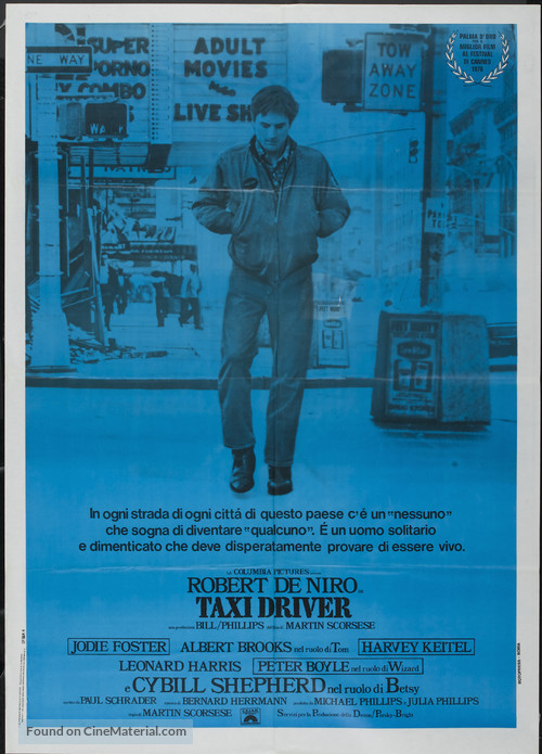 Taxi Driver - Italian Theatrical movie poster