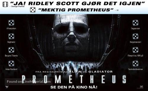 Prometheus - Norwegian Movie Poster