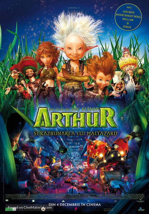 Arthur et la vengeance de Maltazard - Romanian Movie Poster