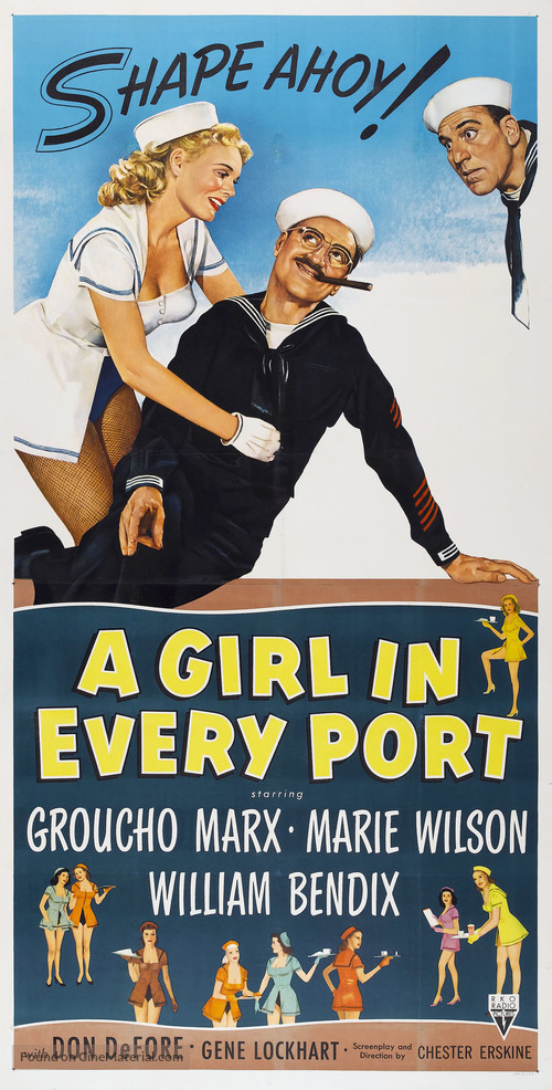 A Girl in Every Port - Movie Poster