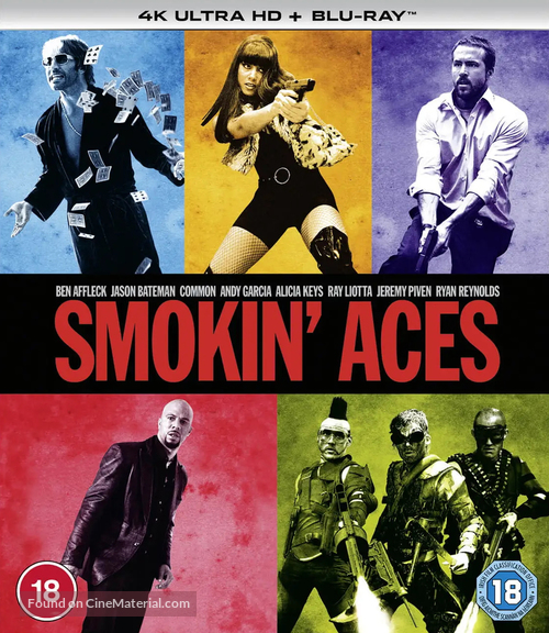 Smokin&#039; Aces - British Blu-Ray movie cover