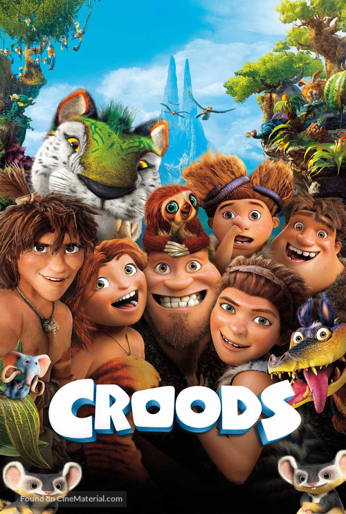 The Croods - Danish Movie Poster