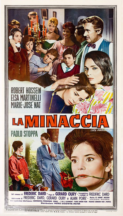 La menace - Italian Movie Poster