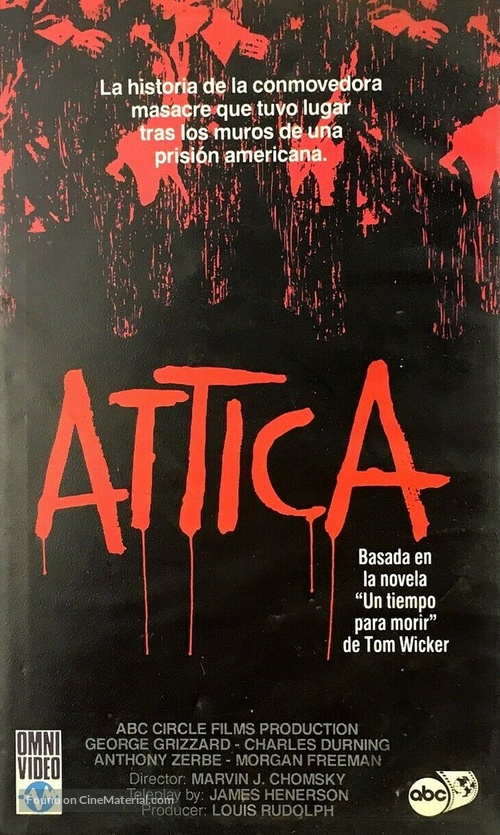 Attica - Spanish VHS movie cover