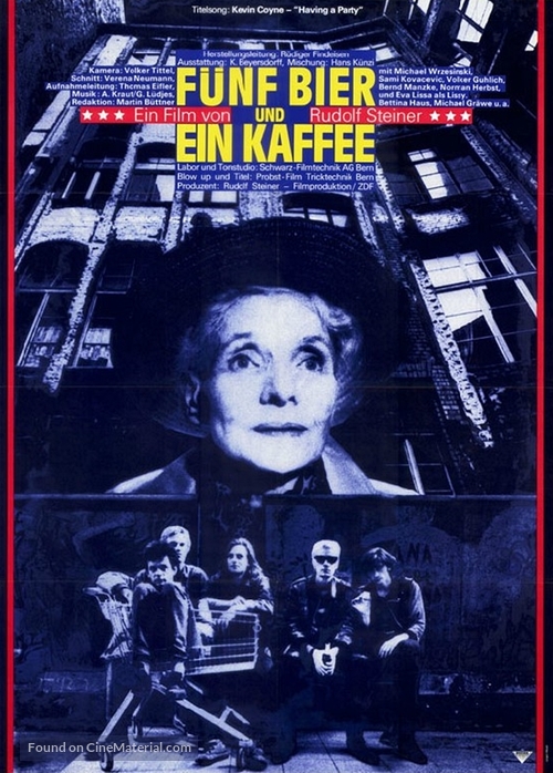 F&uuml;nf Bier und ein Kaffee - German Movie Poster