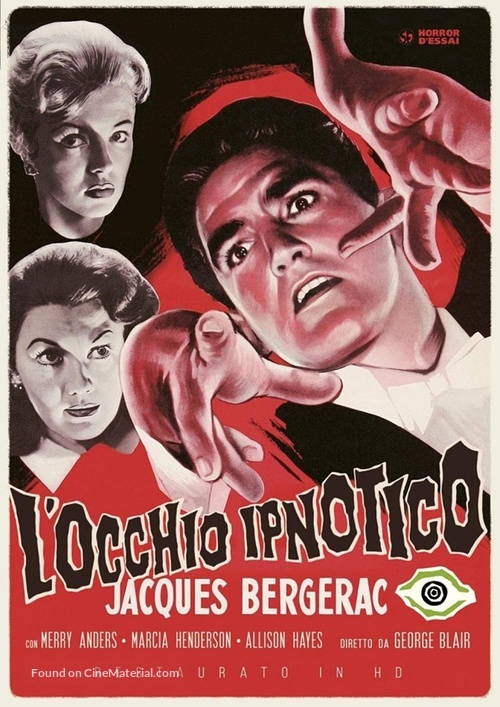 The Hypnotic Eye - Italian DVD movie cover