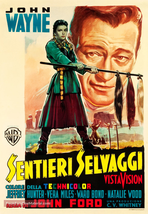 The Searchers - Italian Movie Poster