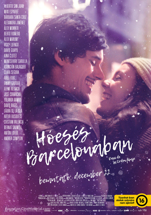 Barcelona, nit d&#039;hivern - Hungarian Movie Poster