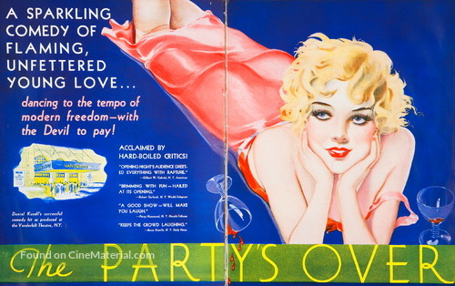 The Party&#039;s Over - poster