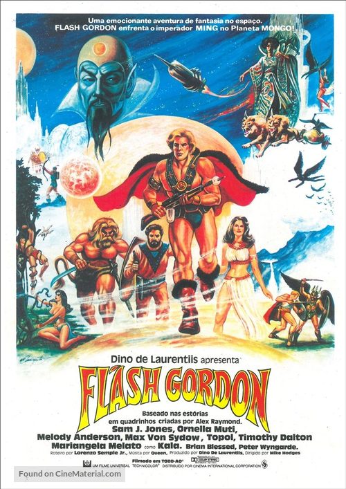 Flash Gordon - Brazilian Movie Poster