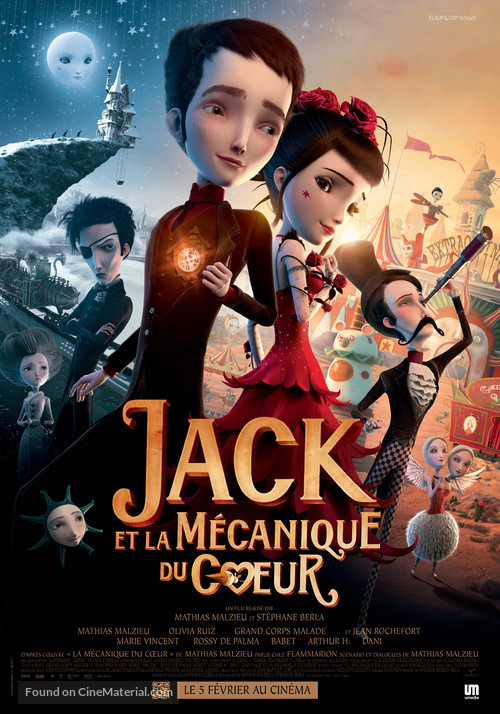 Jack et la m&eacute;canique du coeur - French Movie Poster