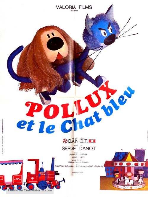 Pollux et le chat bleu - French Movie Poster