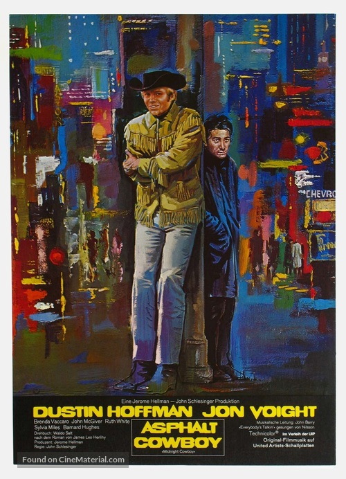 Midnight Cowboy - German Movie Poster