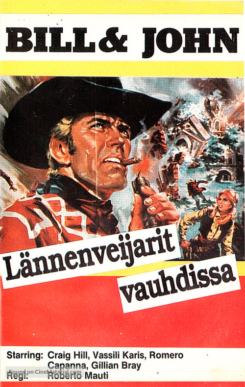 Un animale chiamato uomo - Finnish VHS movie cover