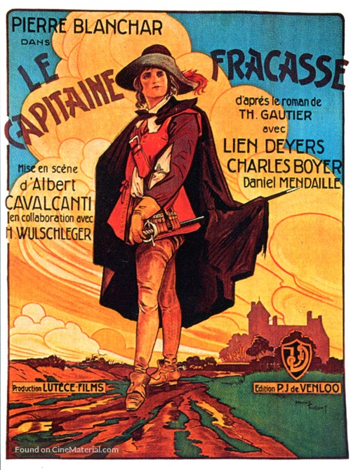 Le capitaine Fracasse - French Movie Poster