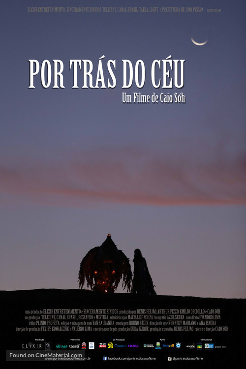 Por Tr&aacute;s do C&eacute;u - Brazilian Movie Poster